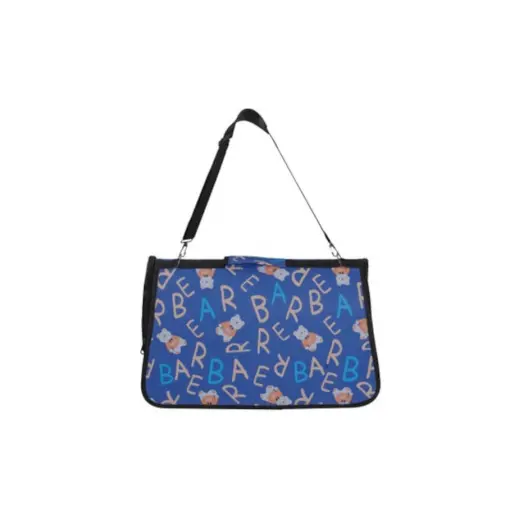 Cat Carrier Bag Medium Blue Back